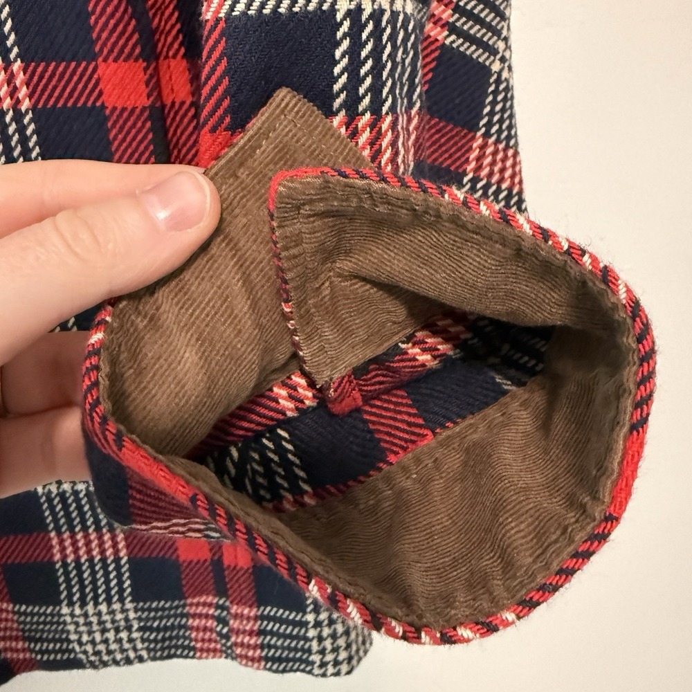 Tuckernuck Platt Ranch Shirt Jacket Shacket in Red Plaid Size Small - Picture 5 of 9